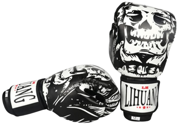 "Head Skull" boxing gloves