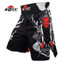 "Guan Yu Wind" Combat Shorts