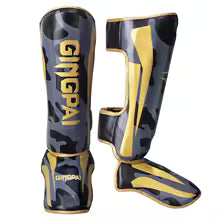 Shin guards (Camo Gold)