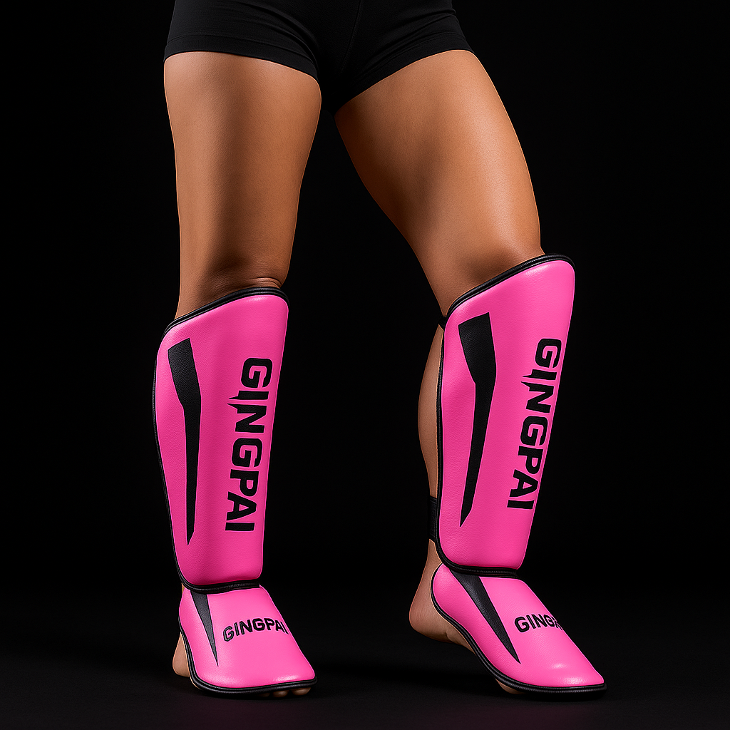Women's boxing shin guards
